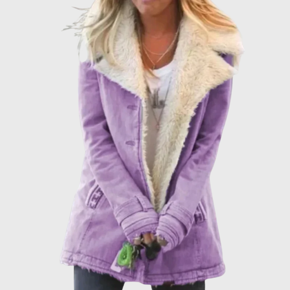 Women's Winter Coat with Insulated Lining and Hood