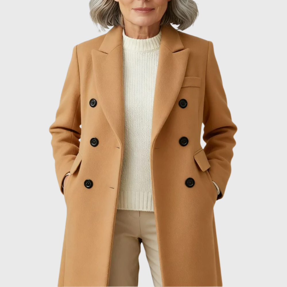 Women's Overcoat with Insulated Design and Full-Length Coverage