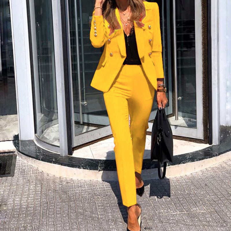 Women’s Blazer and Trousers Set | Coordinated Design