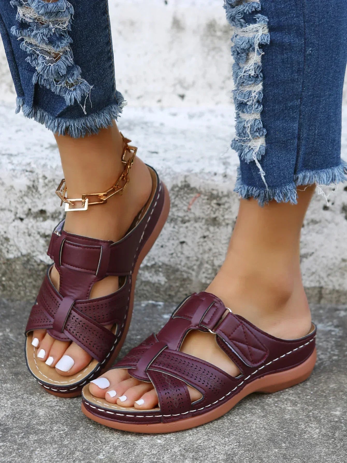 Skylark | Women's Orthopedic Cushioned Wedge Sandals