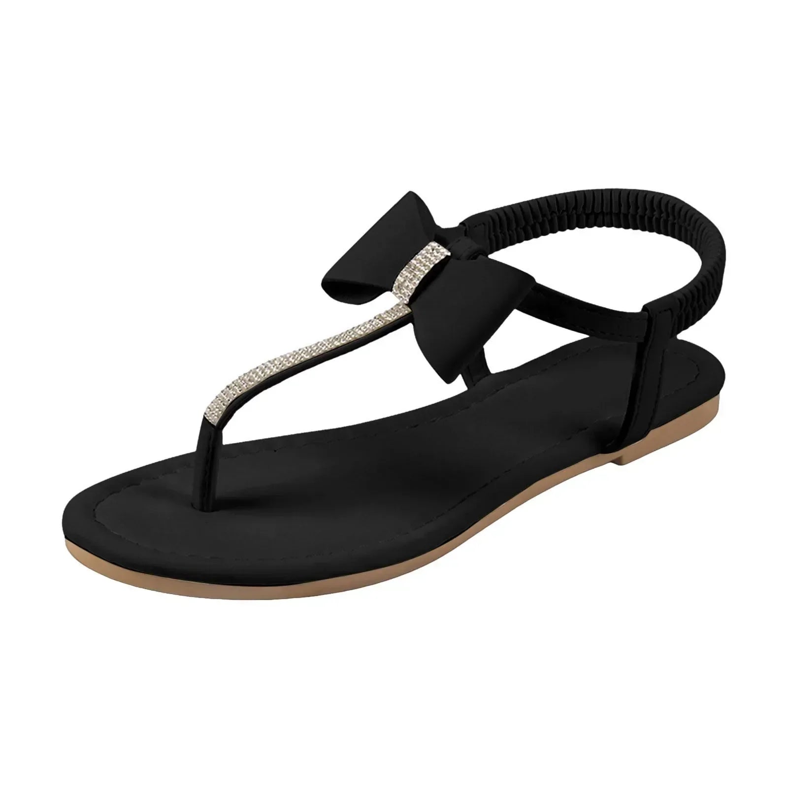 Antoinette | Women's Rhinestone Flat Sandals