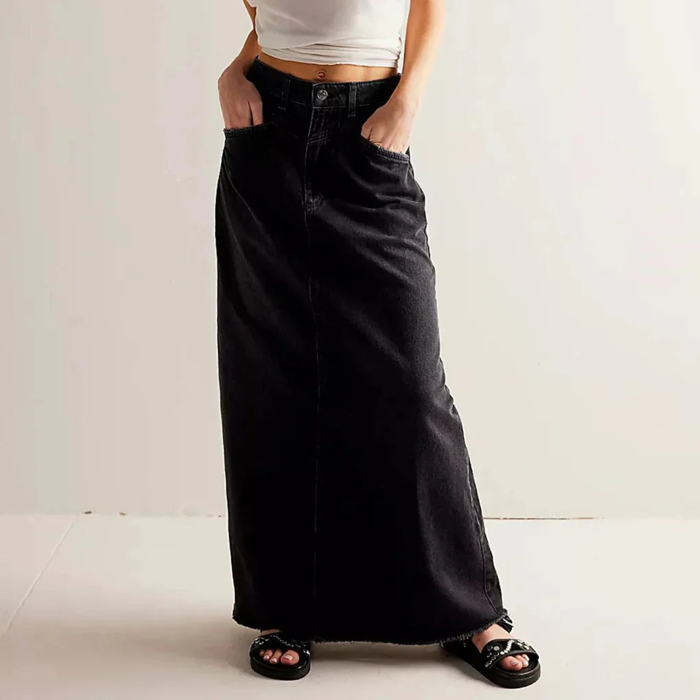 Women’s Straight Silhouette Skirt | High-Waist