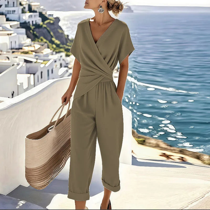Women's Two-Piece Set with Tailored Design and Versatile Style