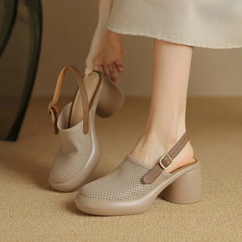 Ginger | Women's Low Heel Flat Sandals