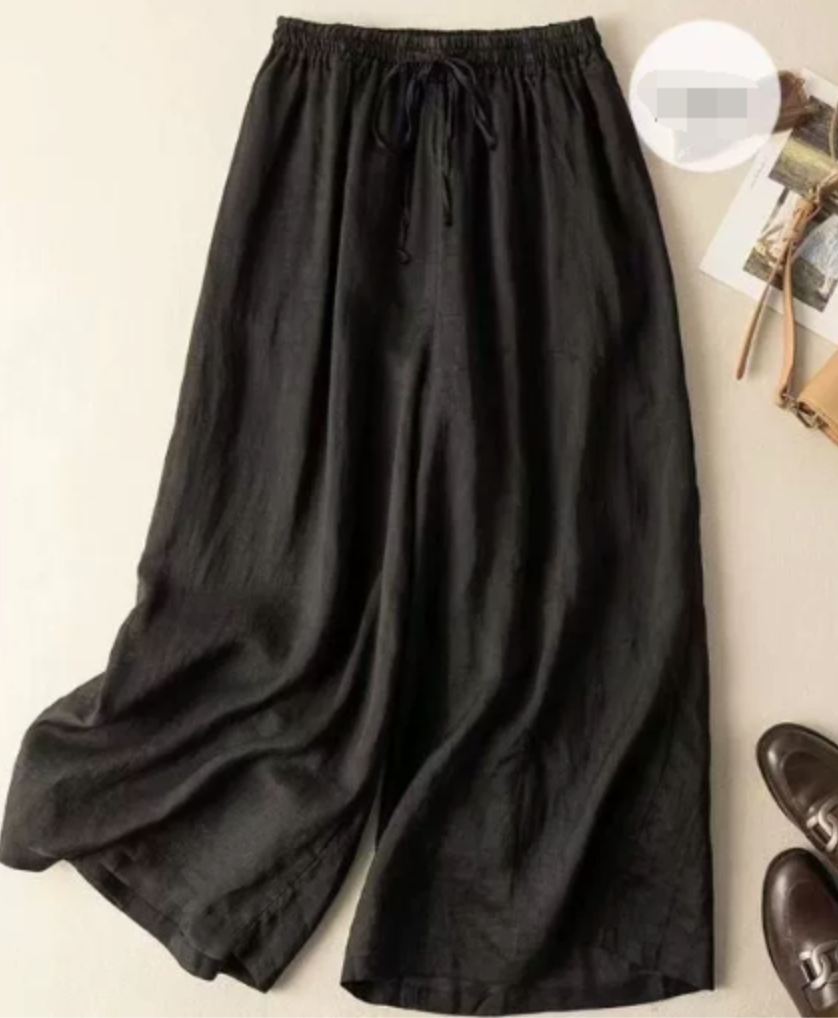 Women's Wide-Leg Trousers with Relaxed Fit and Breathable Fabric