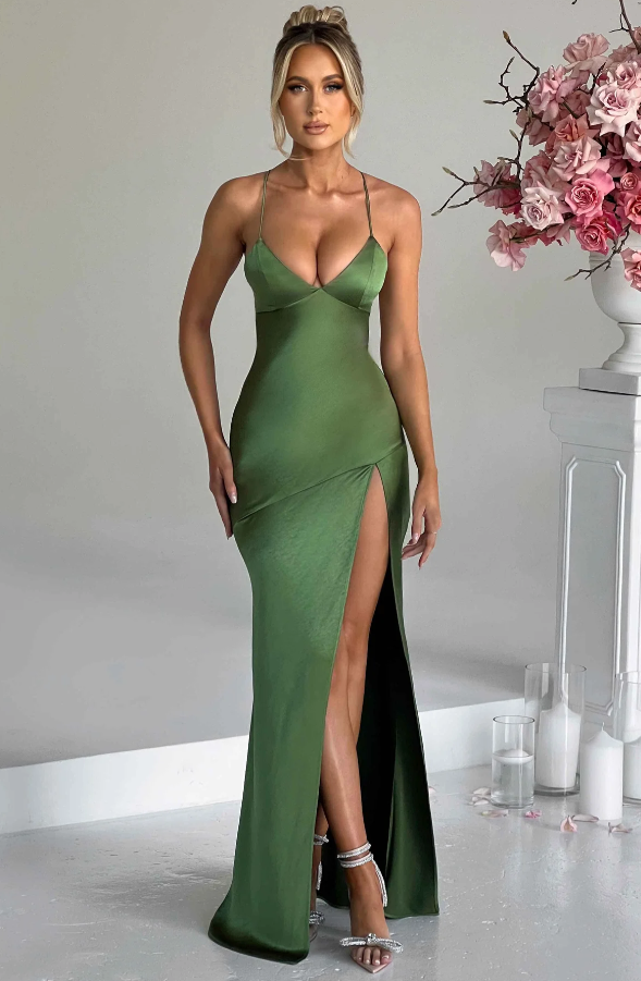 Women’s High Slit Dress | Maxi