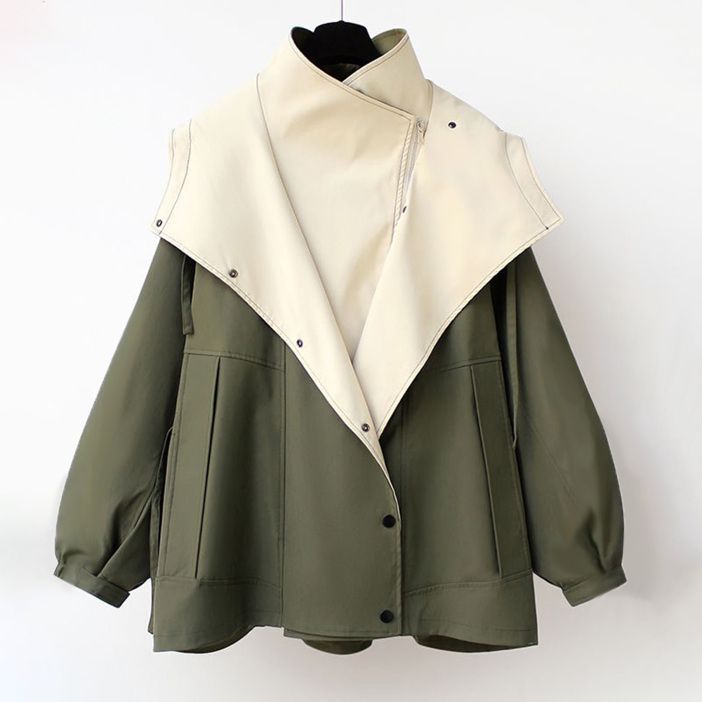 Women's Lightweight Windbreaker Jacket with Water-Resistant Fabric and Adjustable Hood