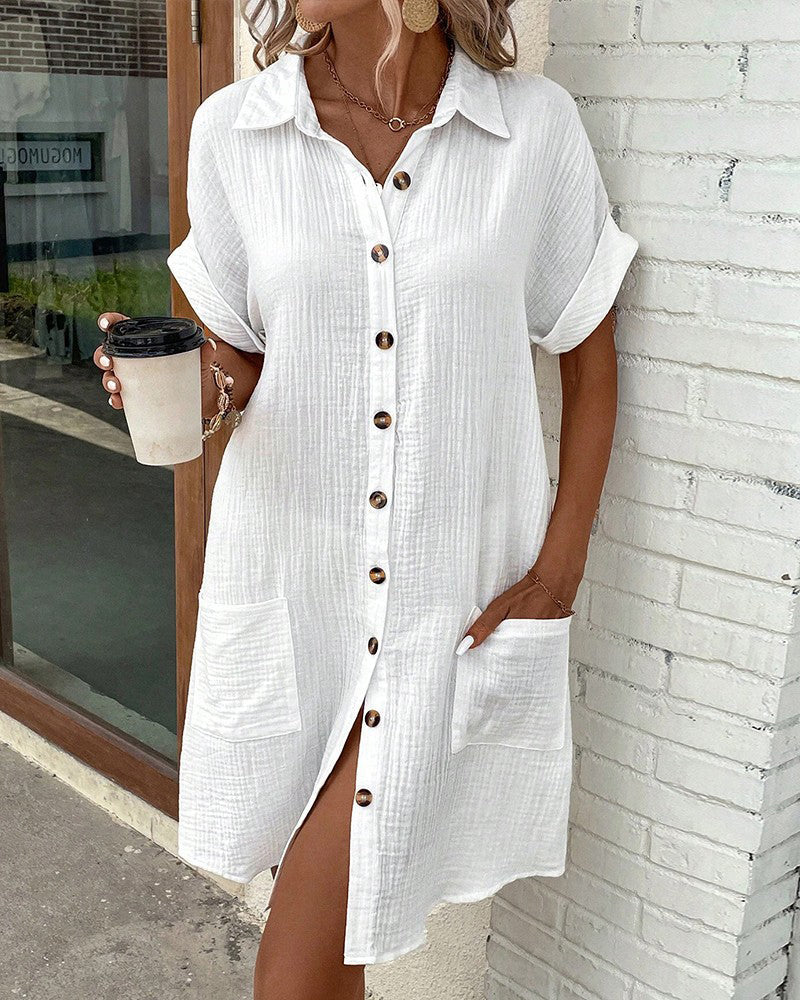 Women's Summer Dress with Relaxed Fit and Lightweight Fabric