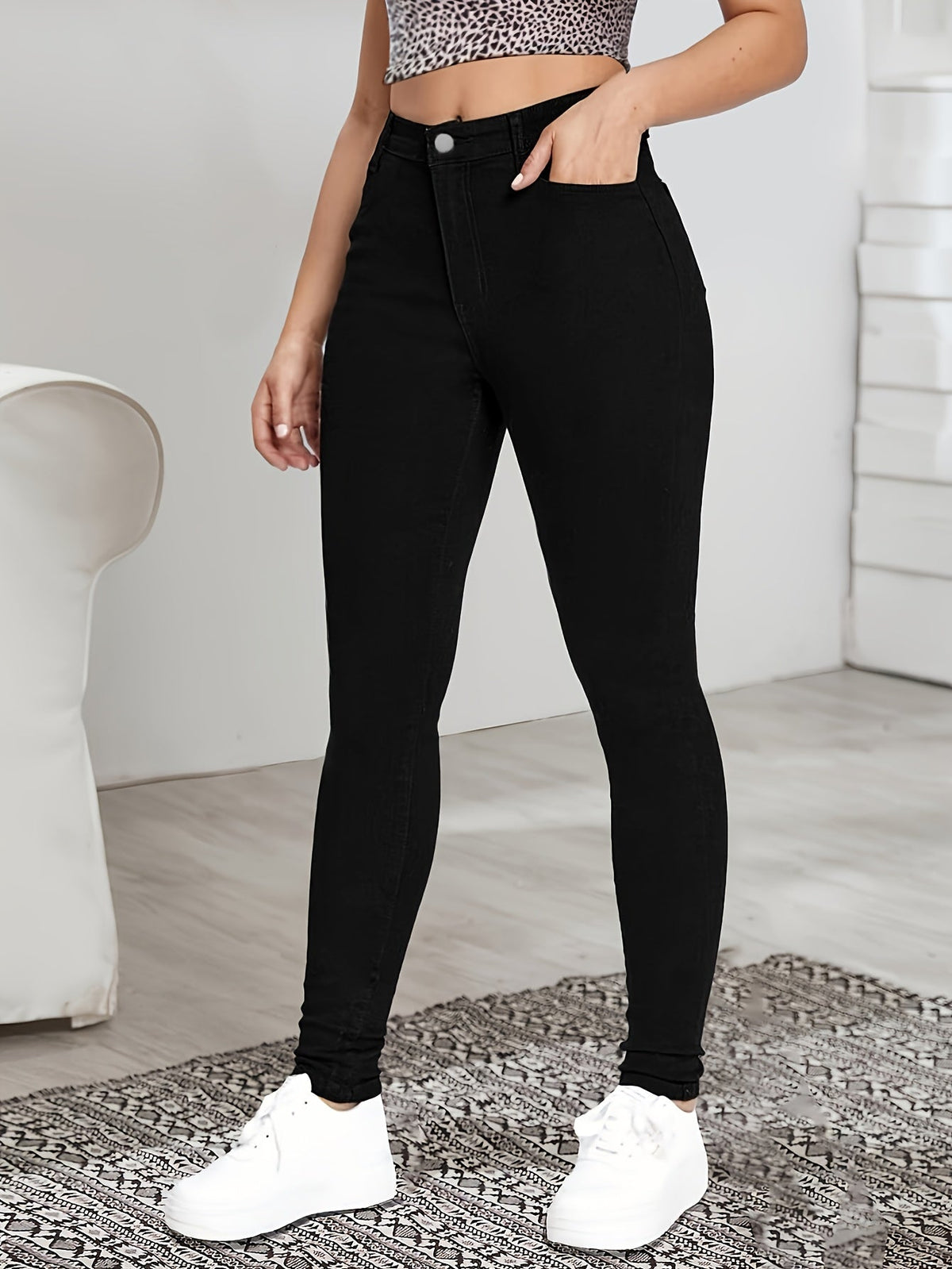 LISETTE™ - Sleek High-Waist Skinny Jeans