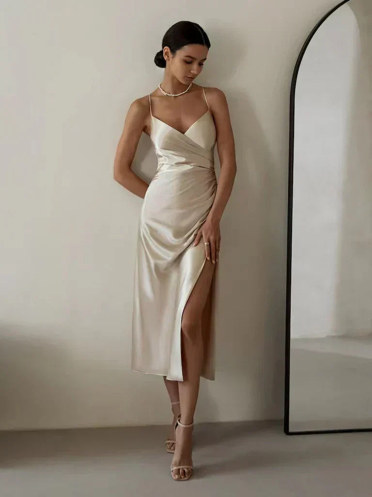 Women’s Wrap Design Dress | Midi