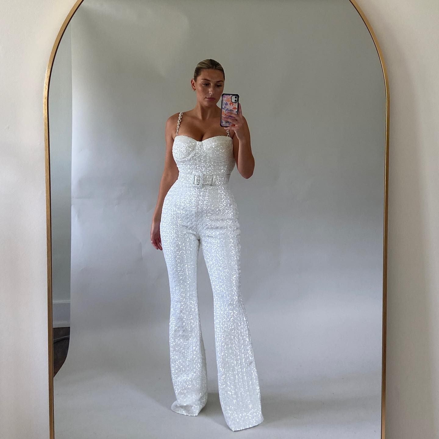 Women’s Sequin Jumpsuit | Wide Leg