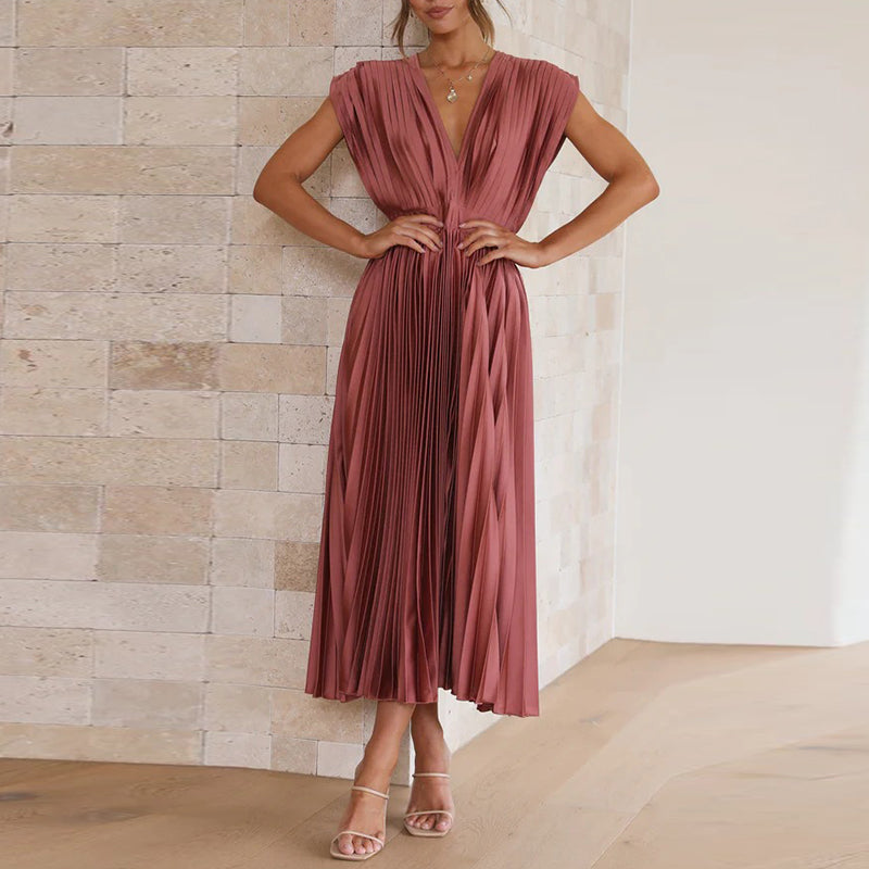 Women’s Modern Sleeveless Dress | Midi