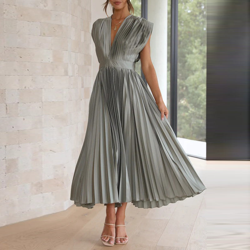 Women’s Modern Sleeveless Dress | Midi