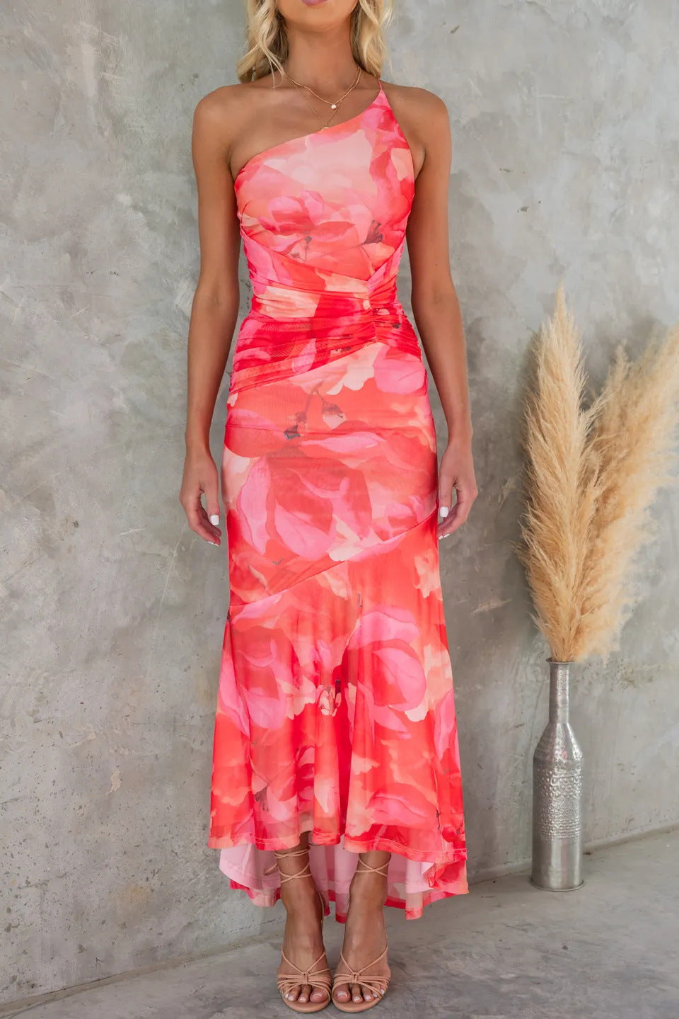 Women's Pleated Dress with Elegant Design and Versatile Style