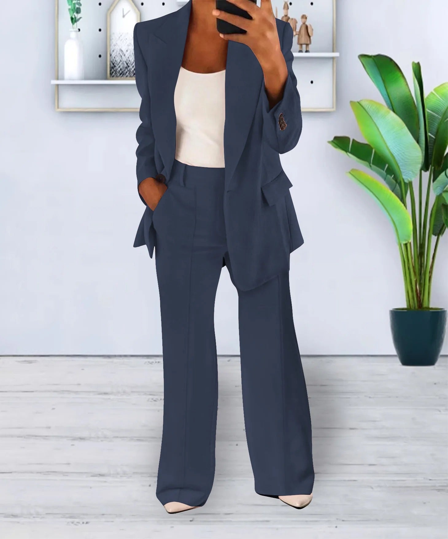 Women’s Co-Ord Set with Blazer and Trousers | Two-Piece