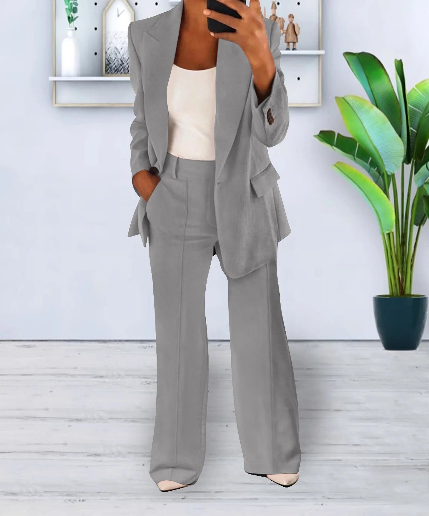 Women’s Co-Ord Set with Blazer and Trousers | Two-Piece