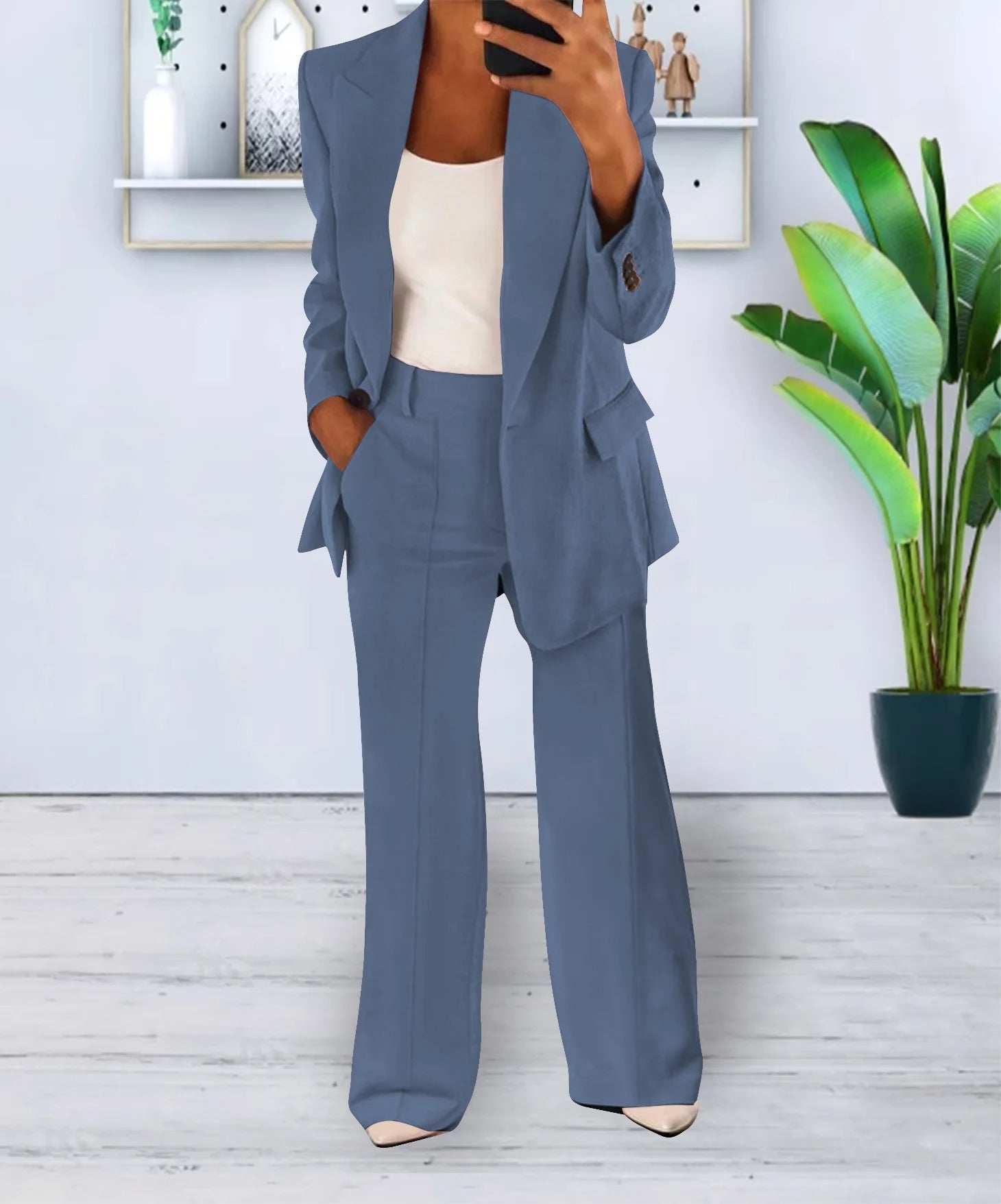 Women’s Co-Ord Set with Blazer and Trousers | Two-Piece