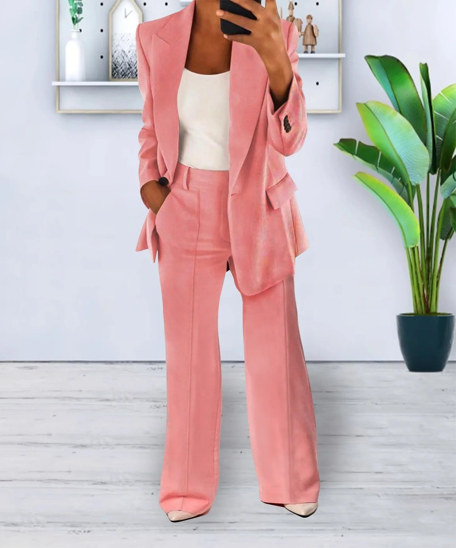 Women’s Co-Ord Set with Blazer and Trousers | Two-Piece