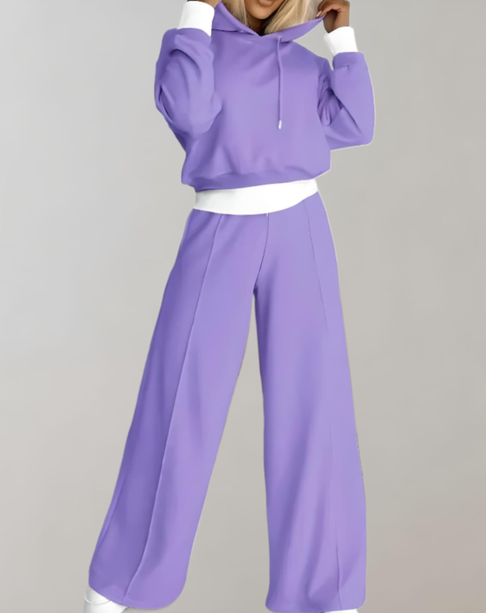 Women’s Sweater and Wide Pants Set | Two-Piece