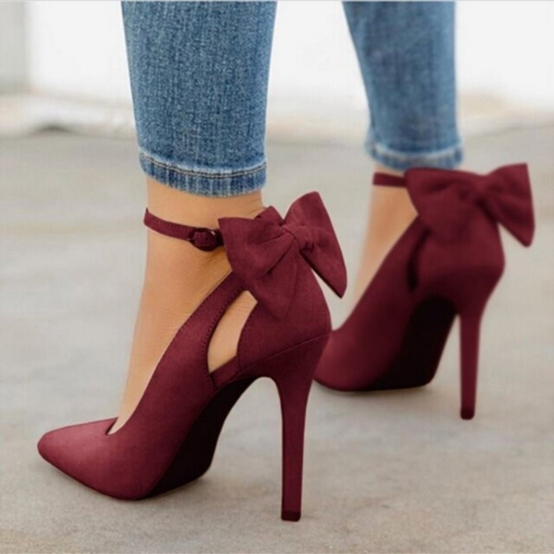 Women’s Heeled Court Shoes | Clean Style