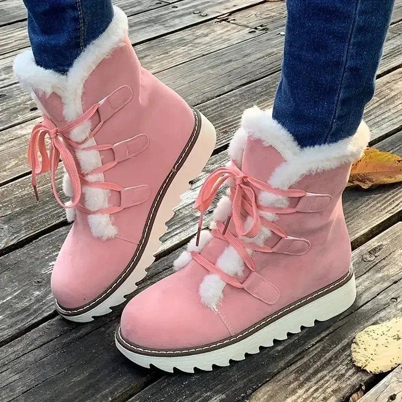 ArcticBloom™ | Plush-Lined Winter Boots