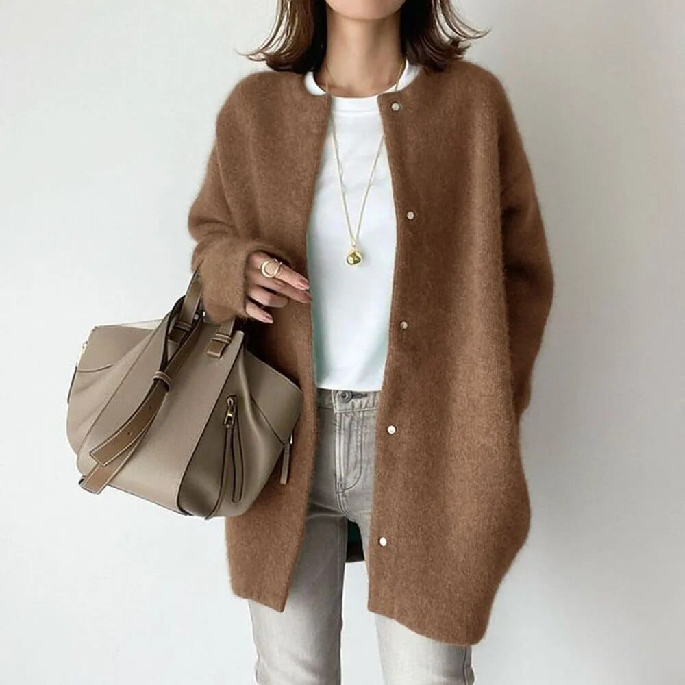 Women’s Buttoned Jacket | Structured Design