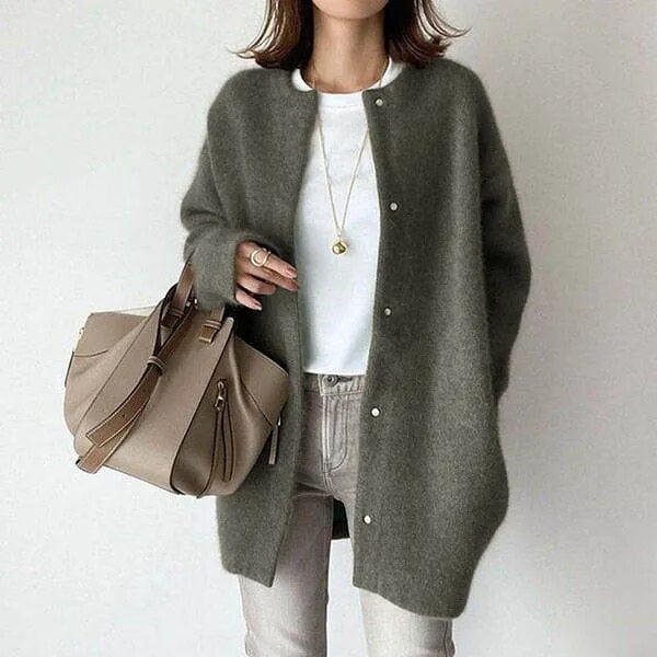 Women’s Buttoned Jacket | Structured Design