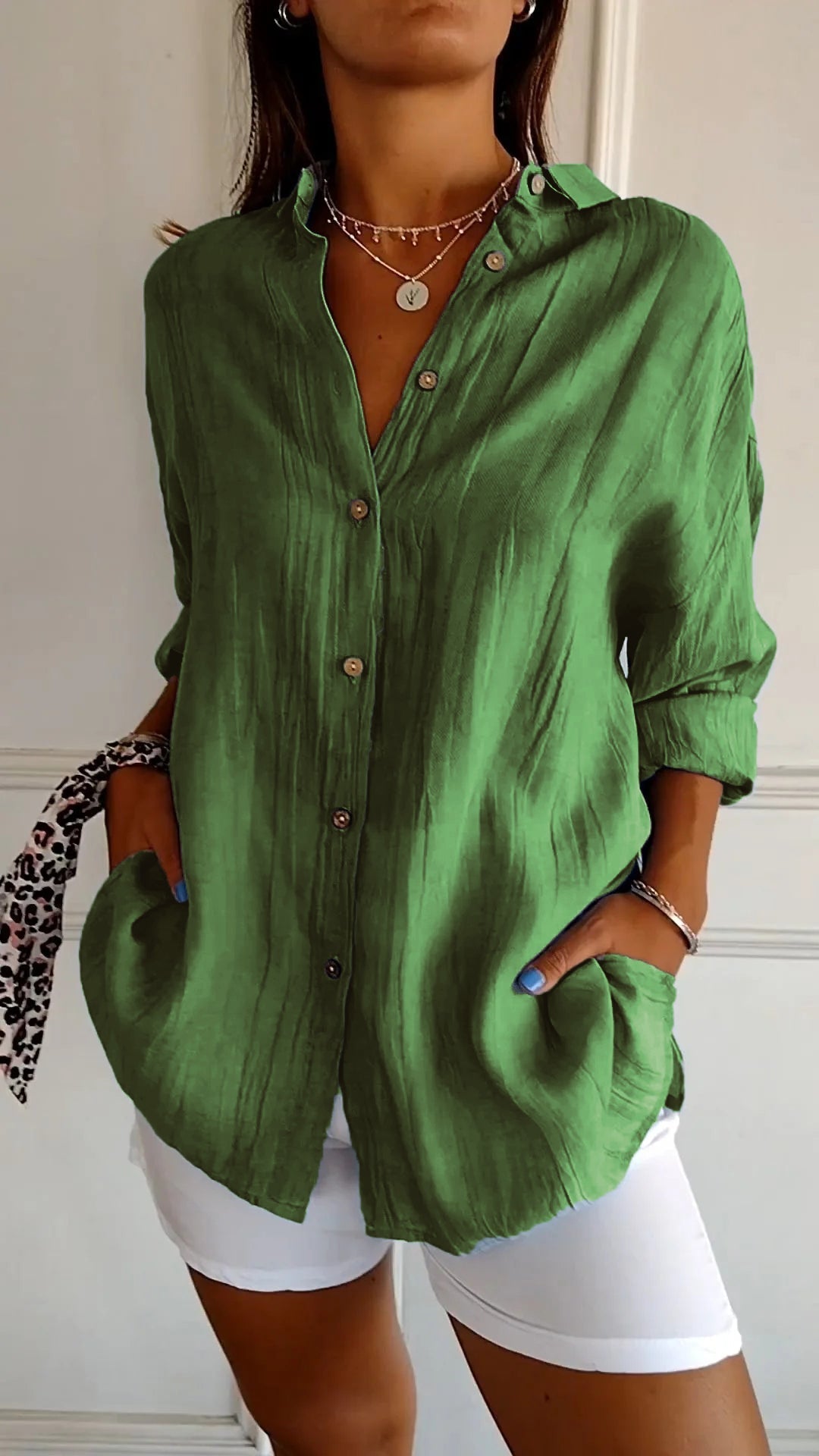 Women’s Button-Down Shirt | Clean Design