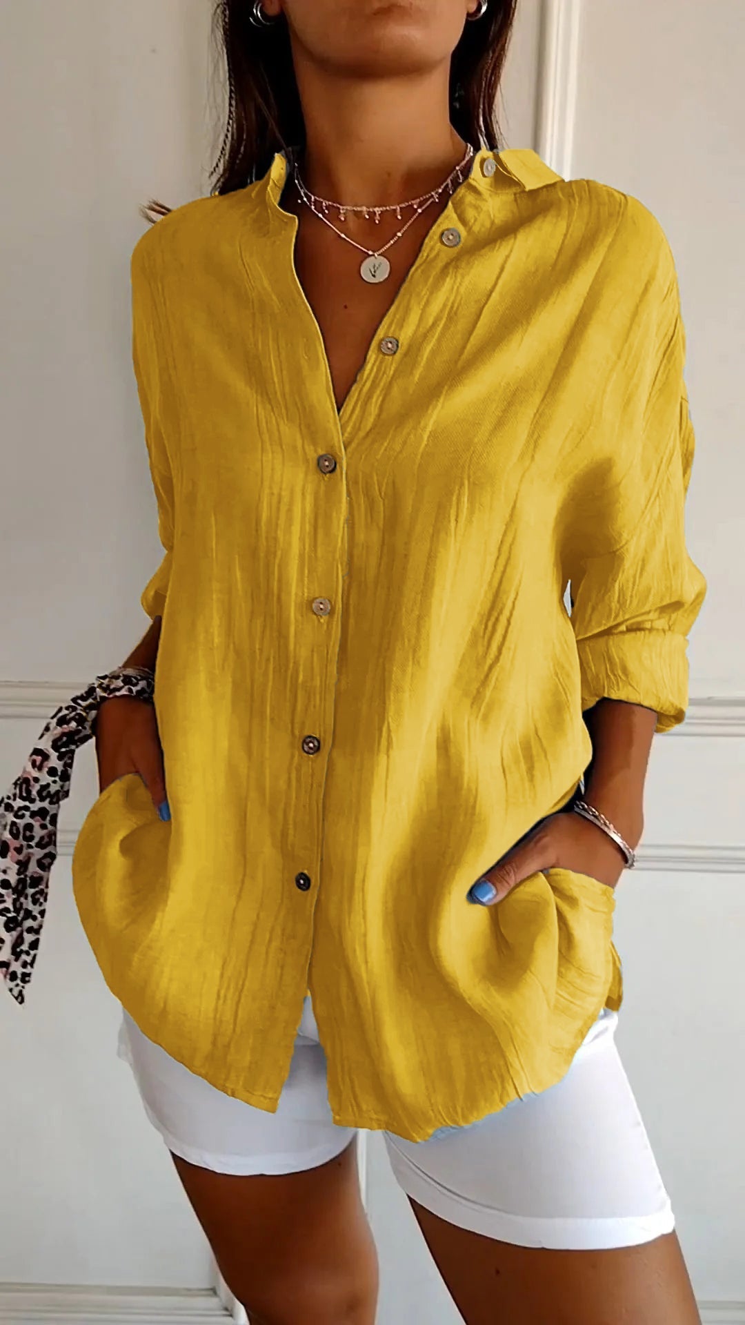Women’s Button-Down Shirt | Clean Design