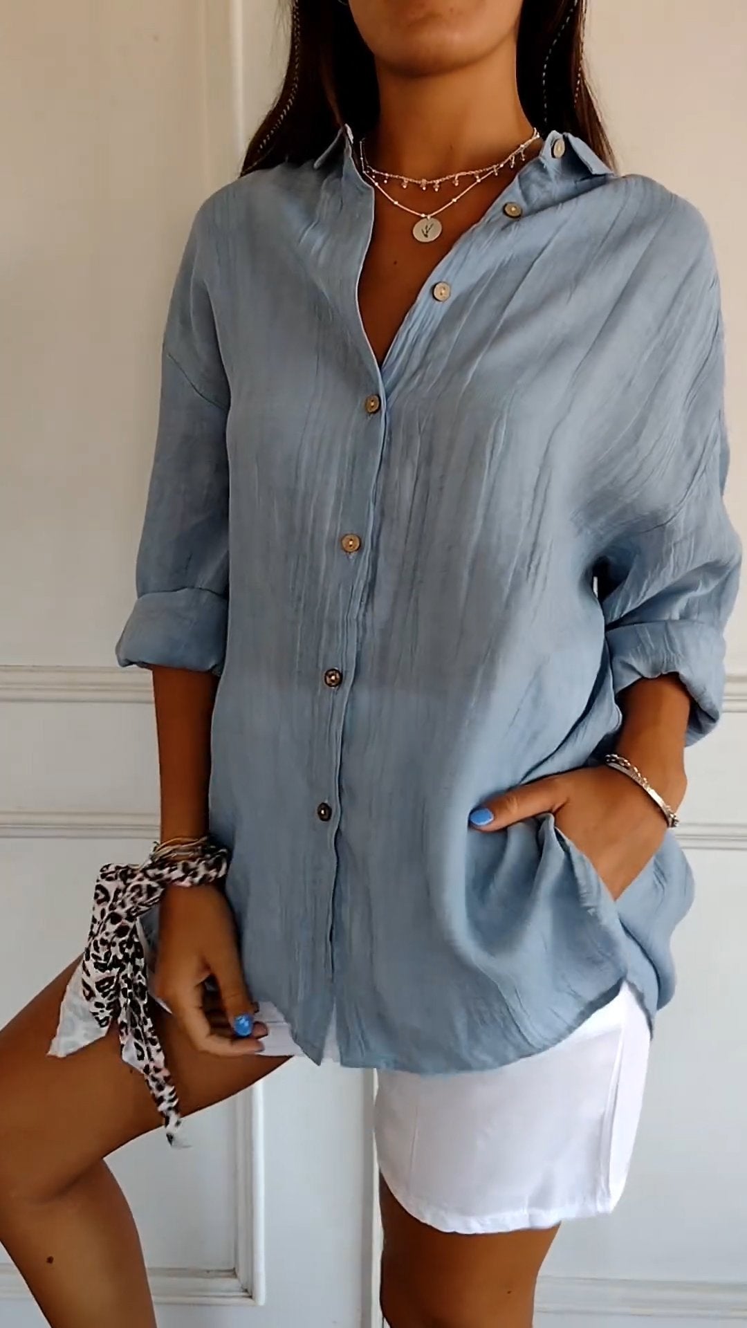 Women’s Button-Down Shirt | Clean Design