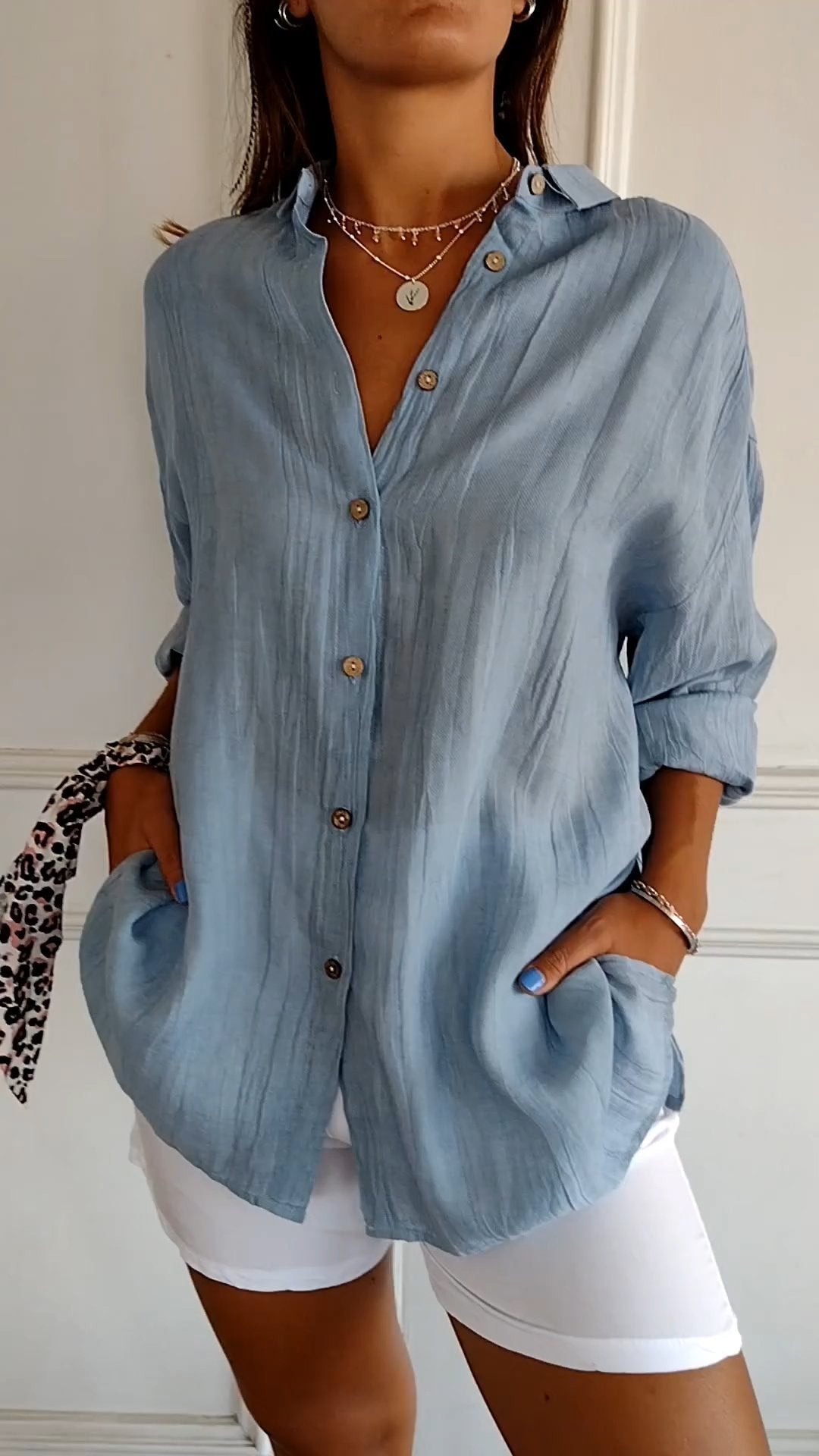 Women’s Button-Down Shirt | Clean Design