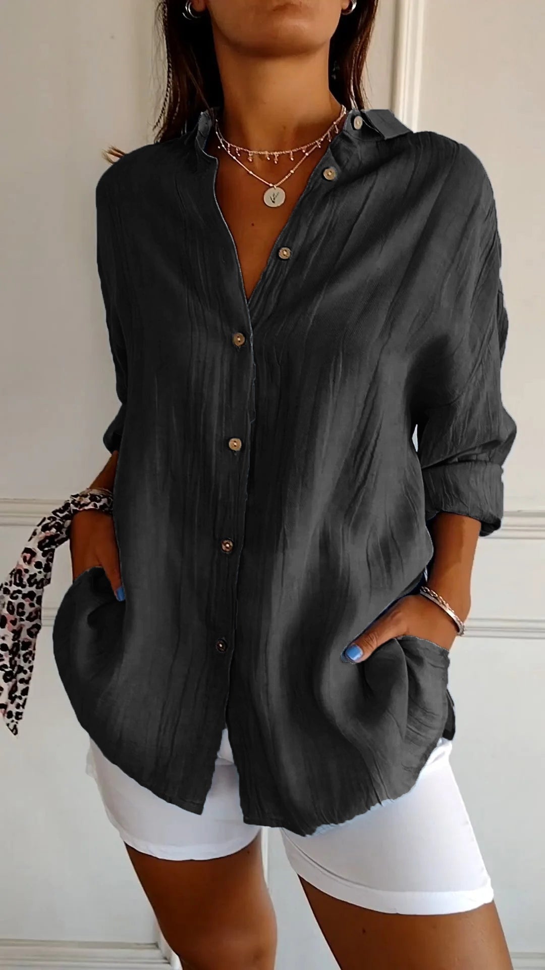 Women’s Button-Down Shirt | Clean Design