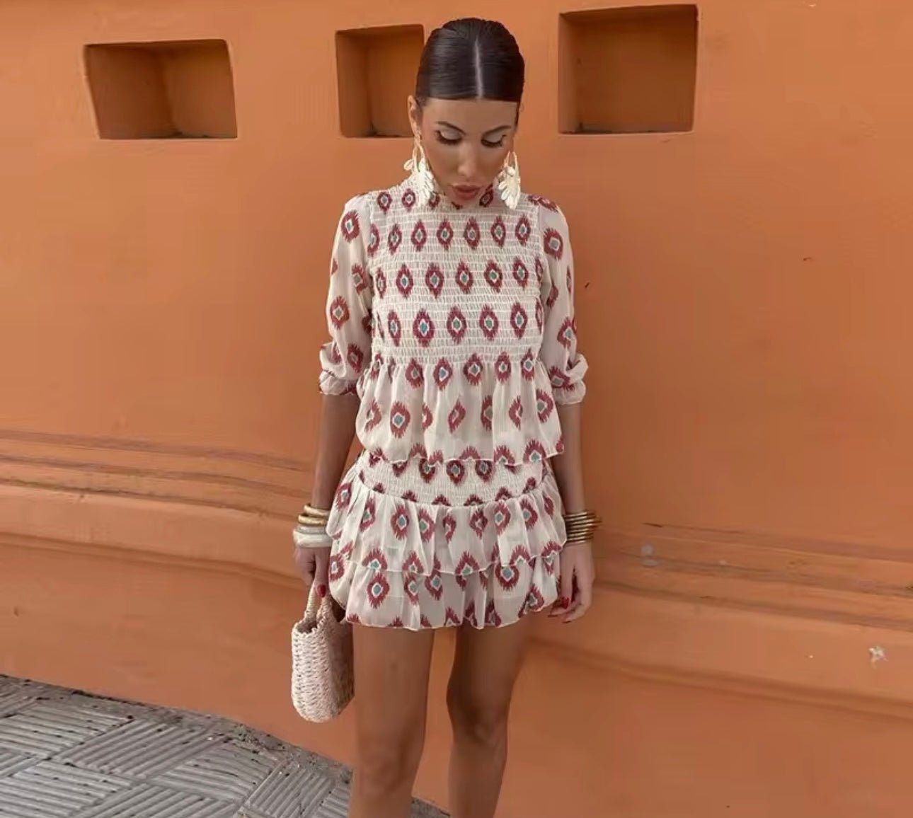 Women's A-Line Dress with Sleeveless Design and Flowy Skirt