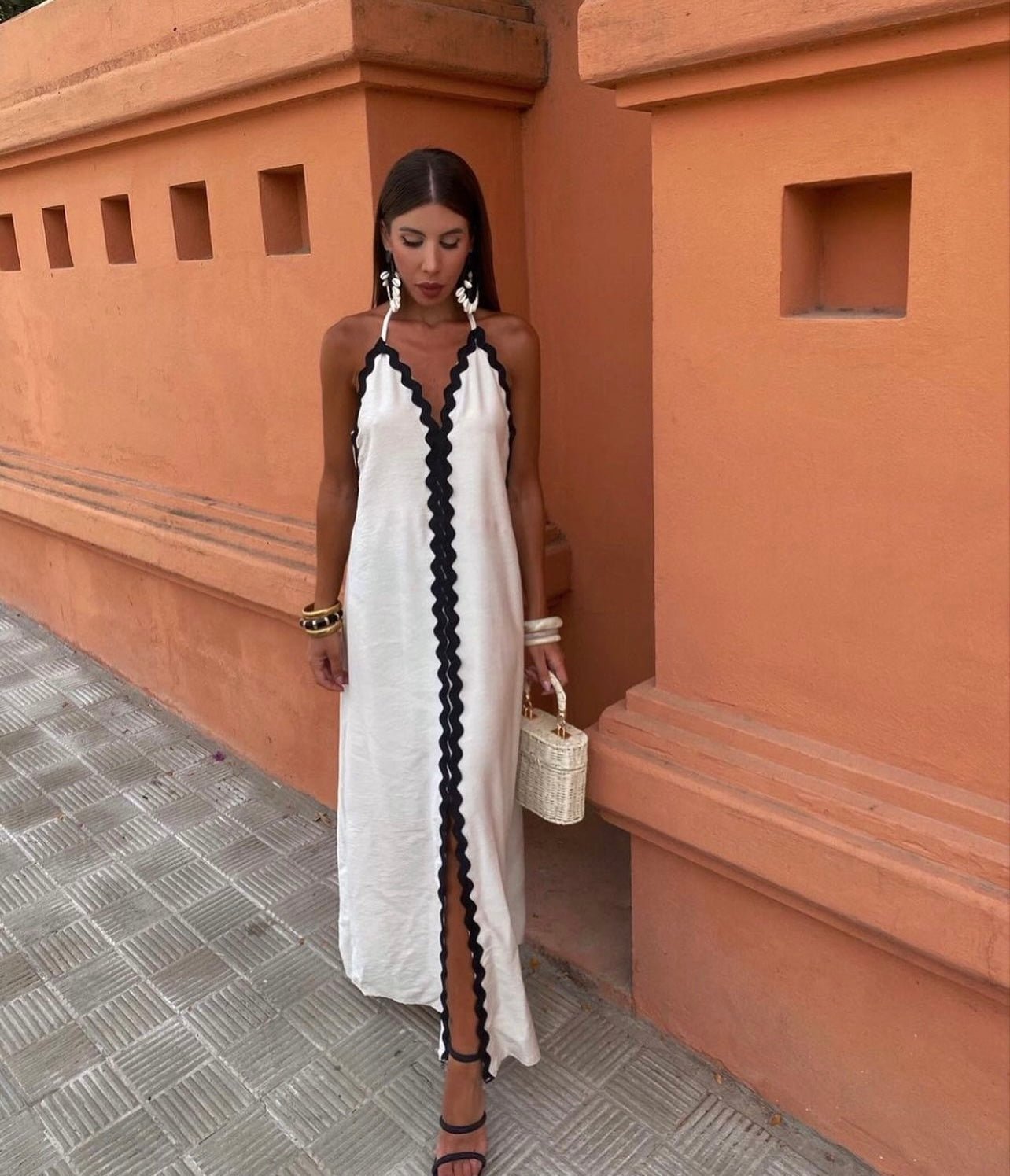 Women's Wrap Dress with Adjustable Tie and Flattering Fit