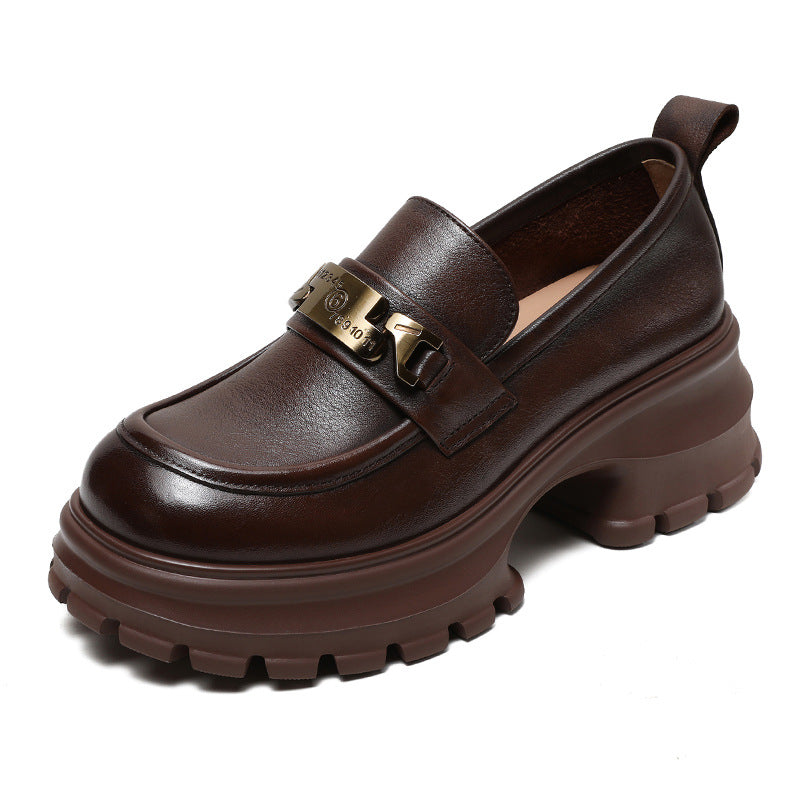 Women’s Platform Loafers | Chain Detail