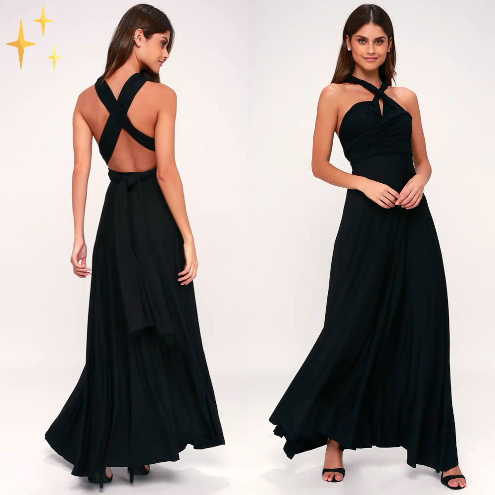 Women’s Plain Wrap Dress | Maxi