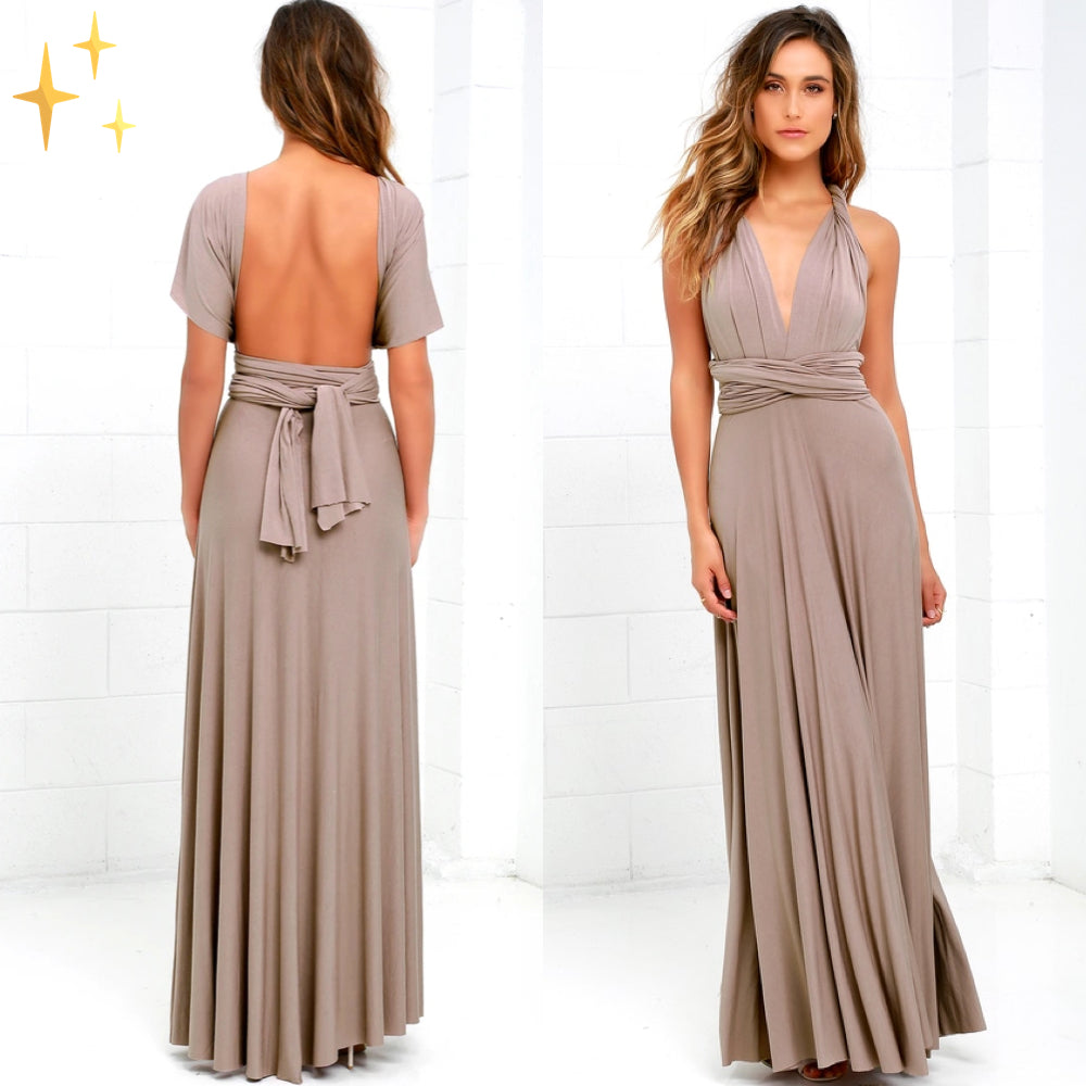 Women’s Plain Wrap Dress | Maxi