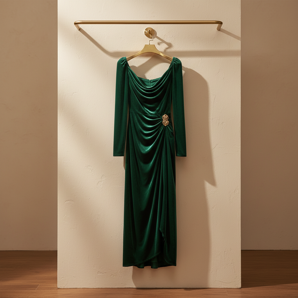 Women’s Plain Midi Dress | Clean Design
