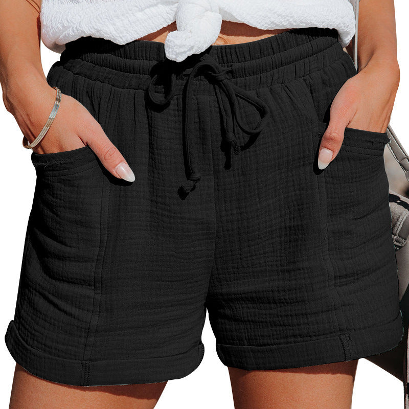 Women's Summer Shorts with Relaxed Fit and Lightweight Fabric