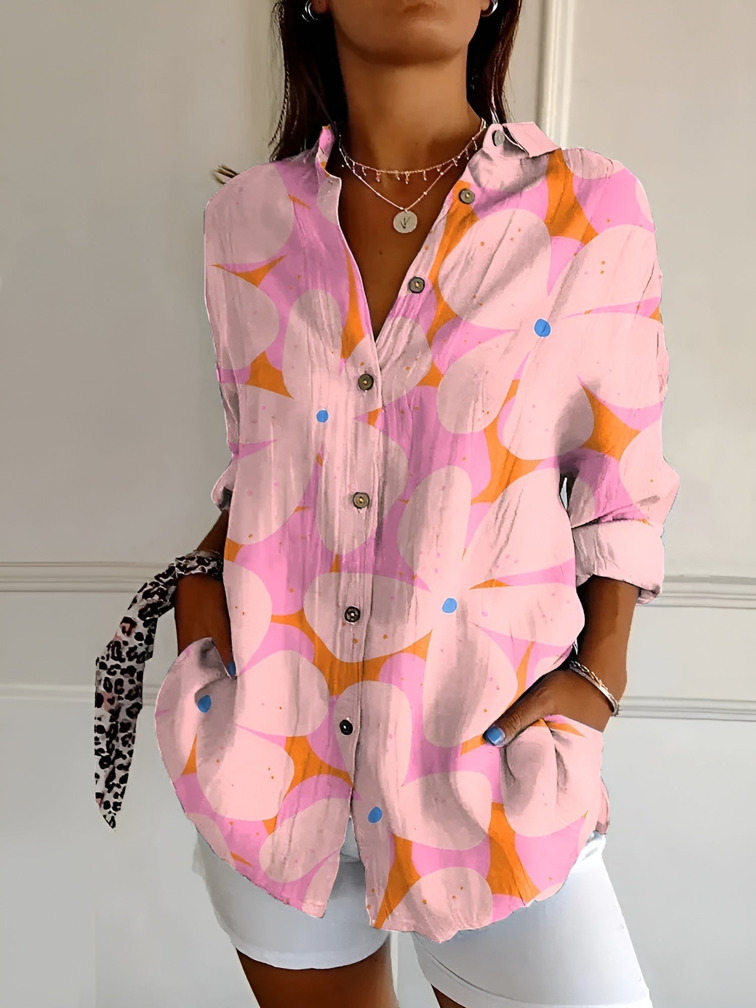 Women’s Button-Down Shirt | Long-Sleeve Design