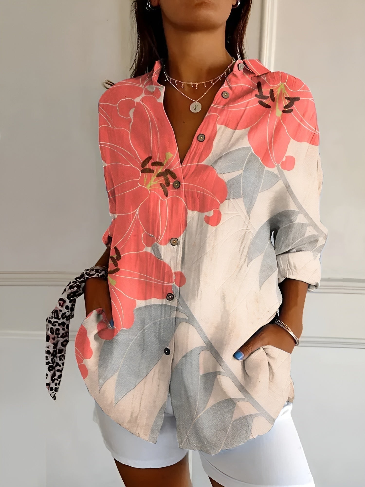 Women’s Button-Down Shirt | Long-Sleeve Design